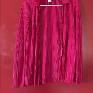 Rachel Zoe Fuchsia Pleated Top